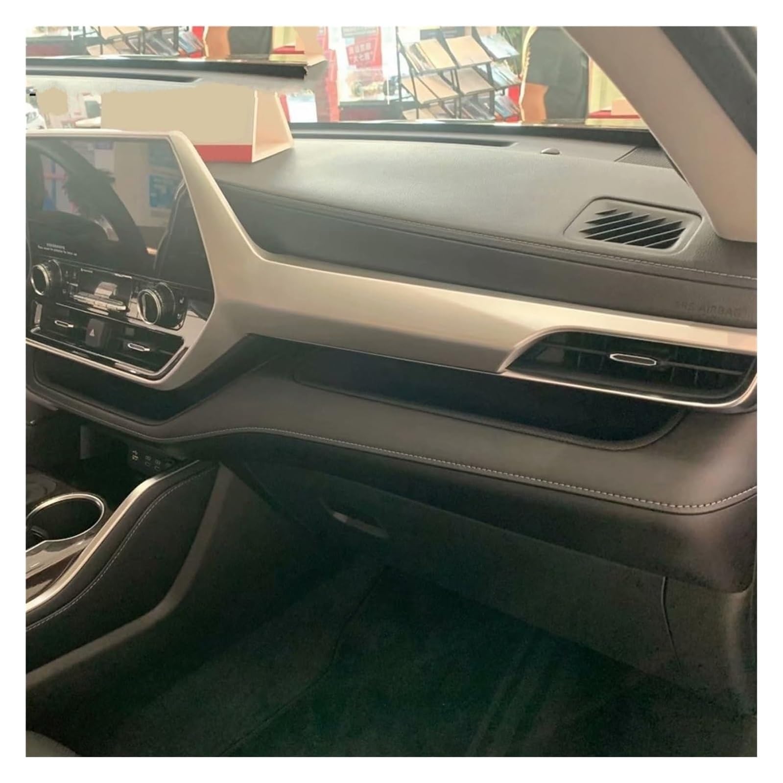 Interieur Dekor Für T&oyota Für Highlander Für Hybrid 2021-2023 Auto Center Console Cover Trim Dashboard Panel Streifen Innen Zubehör Interieur Dekor Für T&oyota Für Highlander Für Hybrid 2021-2023 Auto Center Console Cover Trim Dashboard Panel Streifen Innen Zubehör von HCKCLMBMZW