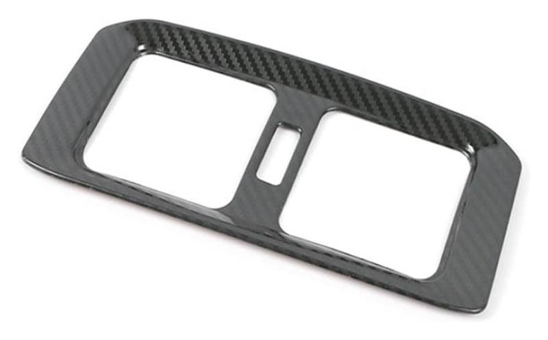 Interieur Dekor Für T&oyota Für RAV 4 2019-2023 XA50 Hybrid Auto Armlehne Hinten Klimaanlage Vent Outlet Rahmen Abdeckung Dekor Trim(Carbon Texture) von HCKCLMBMZW