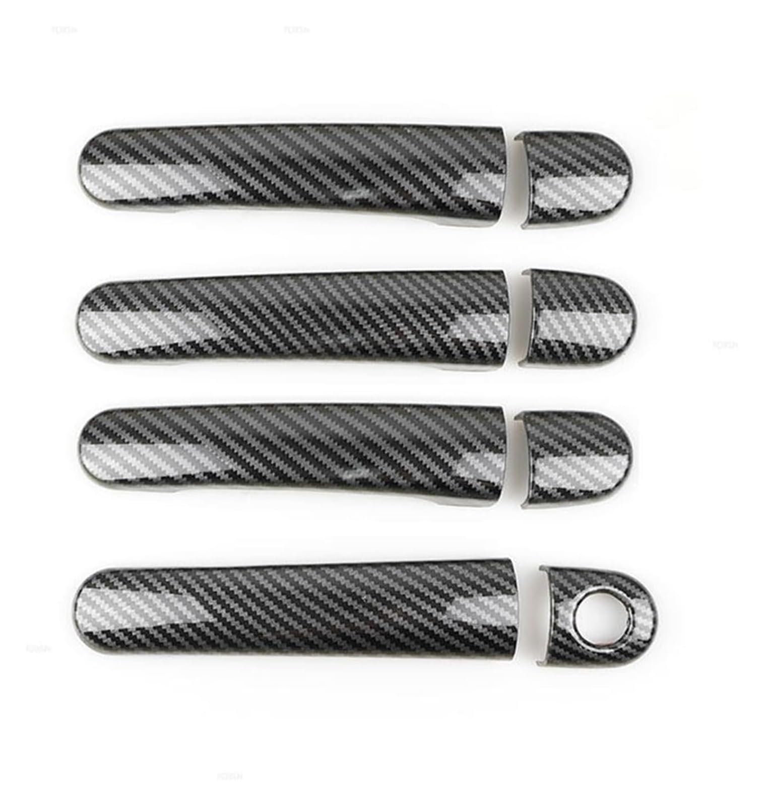 Interieur Dekor Für TT MK1 (8n) A2 2000-2005 Auto-Außentürgriff-Abdeckungsverkleidung(Carbon a) von HCKCLMBMZW