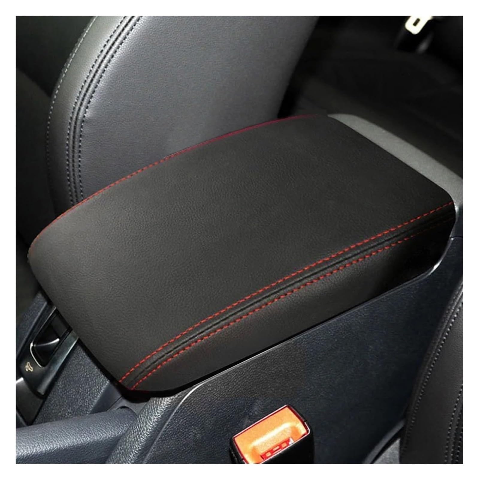 Interieur Dekor Für VW Für G&olf 6 MK6 2009-2012 Auto Armlehne Box Center Konsole Deckel Armlehne Abdeckung Innen Zubehör Abdeckung(Black Red line) von HCKCLMBMZW