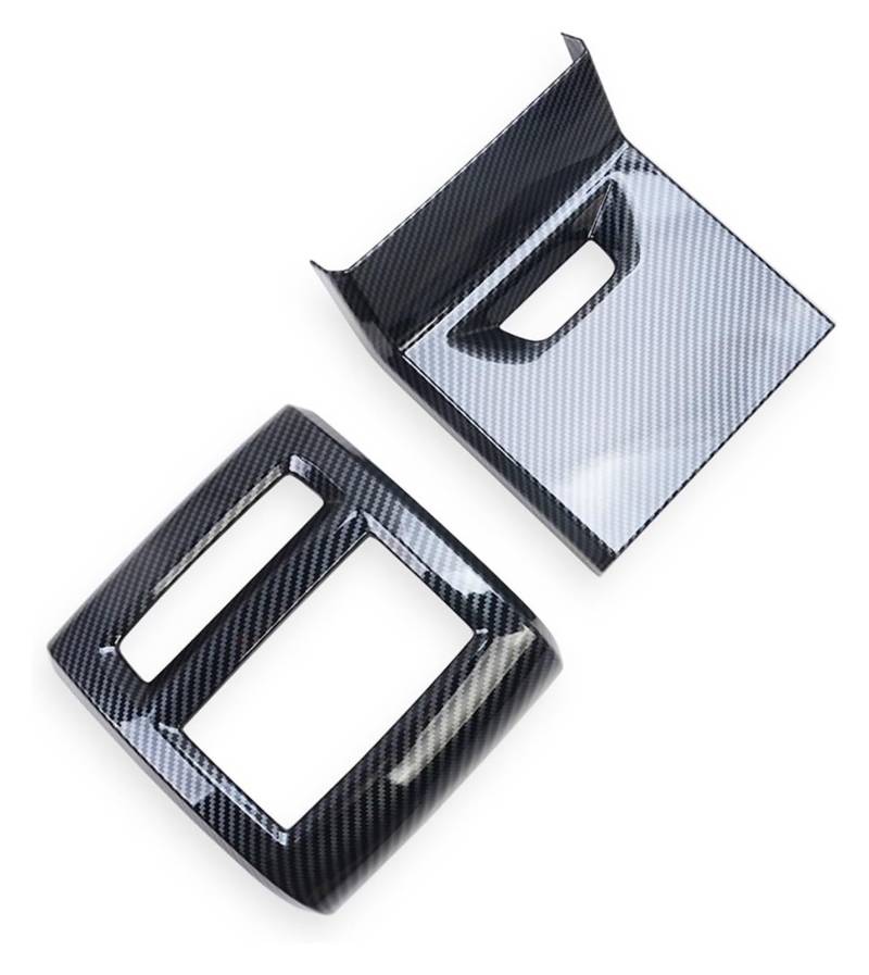 Interieur Dekor Für VW Für G&olf 8 MK8 Pro R 2021 2022 2023 Auto Armlehne Hinten Zustand Air Vent Outlet Abdeckung Trim Innen Zubehör(ABS Carbon Fiber) von HCKCLMBMZW
