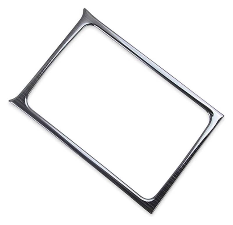 Interieur Dekor Für VW Für G&olf 8 MK8 Pro R 2021-2023 Autokonsole Wasserbecherhalter Rahmenabdeckung Verkleidungszubehör(Steel Black) von HCKCLMBMZW