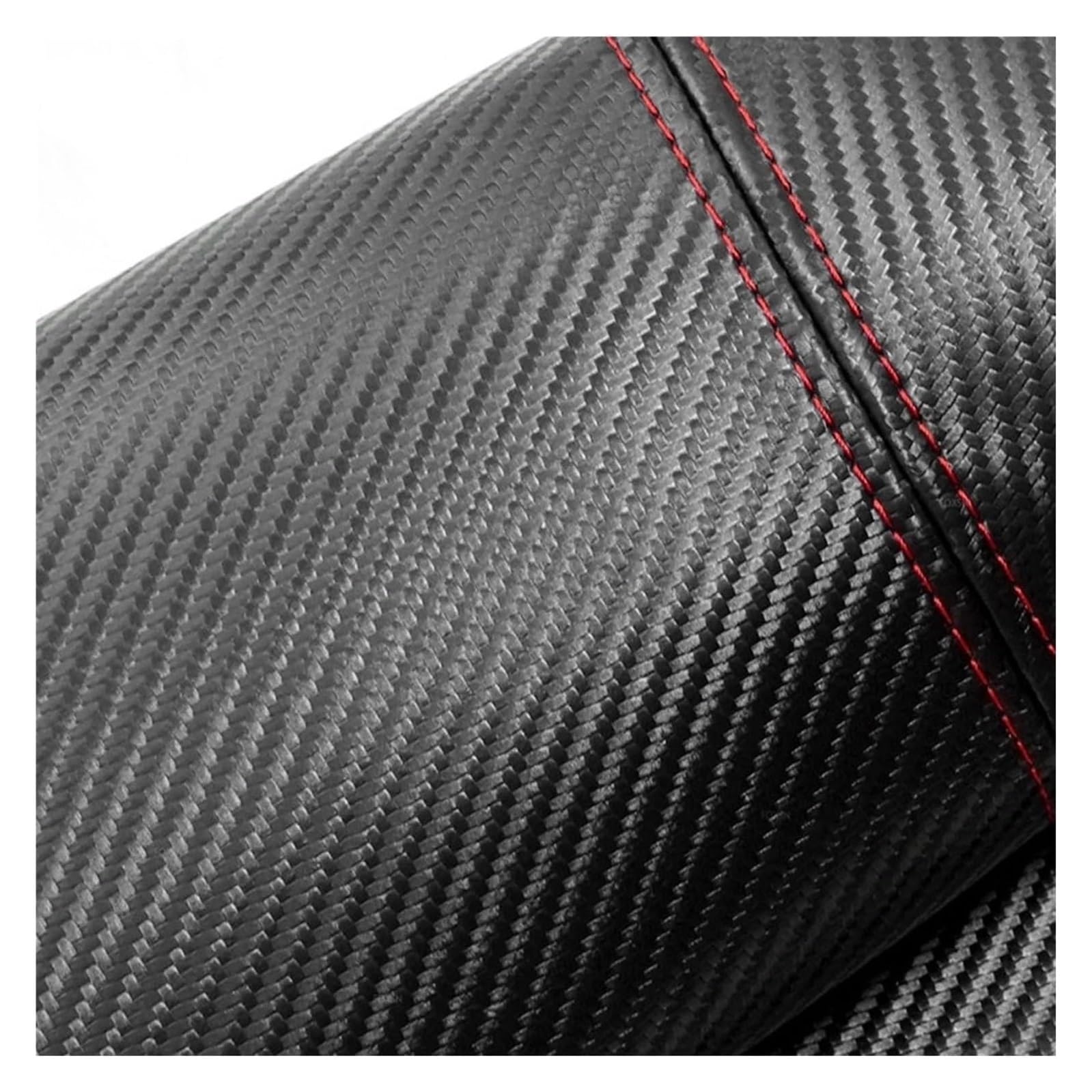 Interieur Dekor Für VW Für J&etta MK5 Für G&olf 5 2005-2010 Auto Mikrofaser Leder Türgriff Armlehne Panel Abdeckung(Carbon-red,RHD) von HCKCLMBMZW