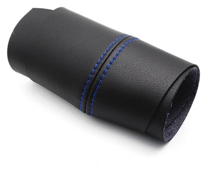 Interieur Dekor Für VW Für Polo 2011-2016 Mikrofaser Leder Auto Vorne 2 Türen Armlehne Panel Abdeckung Trim Auto Innen Aufkleber(Black blue line) von HCKCLMBMZW