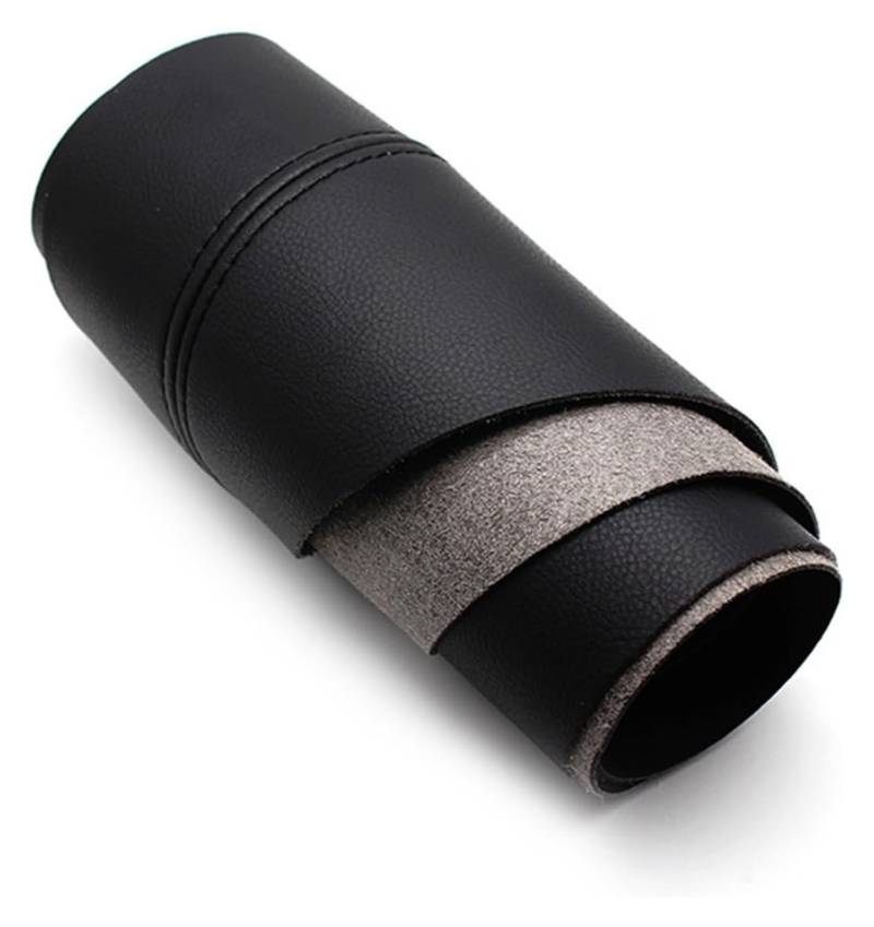 Interieur Dekor Für VW Für Polo 2011-2016 Mikrofaser Leder Auto Vorne 2 Türen Armlehne Panel Abdeckung Trim Auto Innen Aufkleber(Schwarz) von HCKCLMBMZW