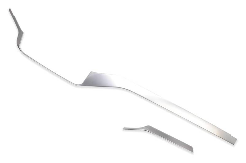 Interieur Dekor Für VW Für T-cross Für Tcross 2018-2023 Auto Center Console Cover Trim Molding Strip Zubehör(Stainless Steel) von HCKCLMBMZW