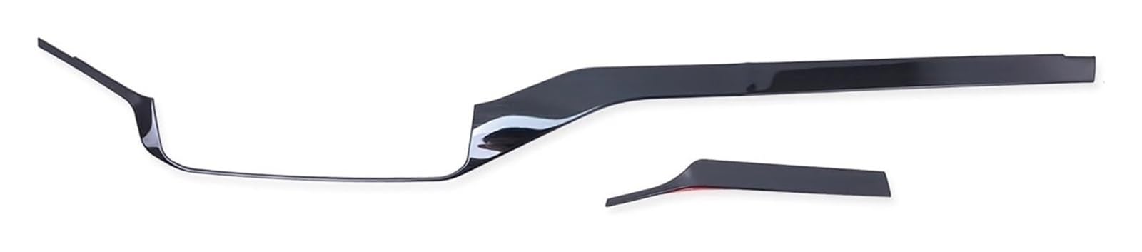 Interieur Dekor Für VW Für T-cross Für Tcross 2018-2023 Auto Center Console Cover Trim Molding Strip Zubehör(Steel Black) von HCKCLMBMZW