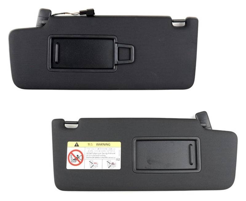 Interieur Dekor Für VW Für T&OURAN L 2017 Auto Innen Vorne Sonnenblende Panel Sonnenblende Mit Make-Up Spiegel 5TD857521 5TD857522(Schwarz) von HCKCLMBMZW