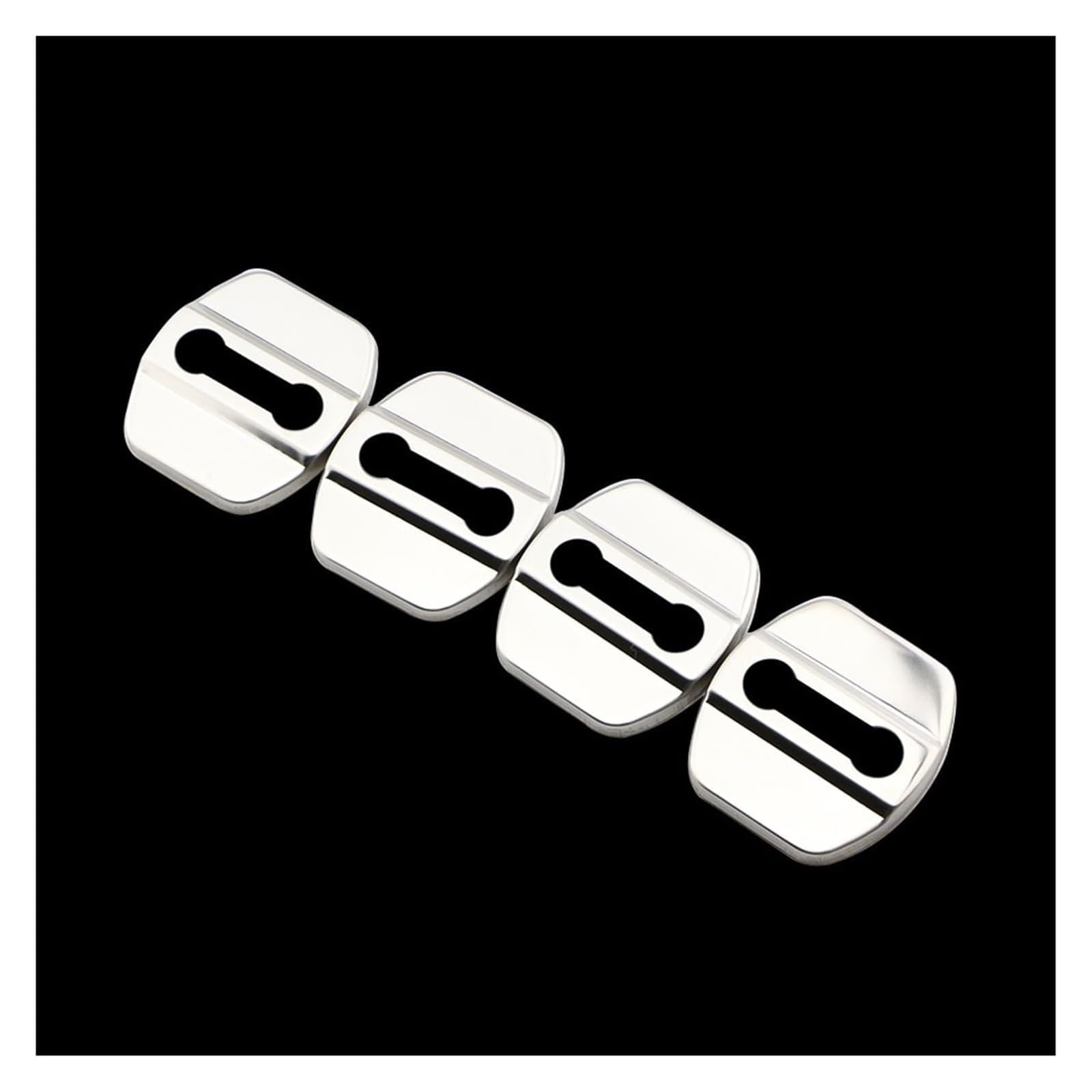 Interieur Dekor Für Versa Für Sunny Für Sylphy Für Murano Für Qashqai Für X&trail Auto-Innentürschloss-Abdeckungsaufkleber(Silber) von HCKCLMBMZW