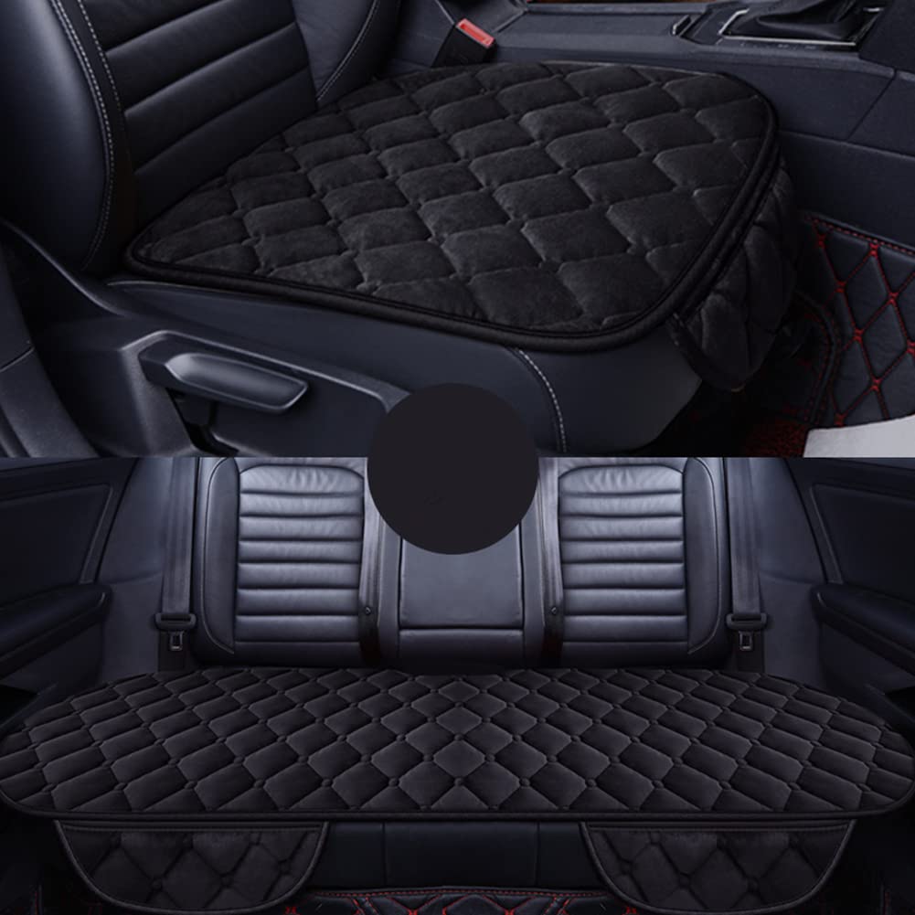 HCMAX Weich Autositzüberzug Kissen Pad Matte Schutz für Autozubehör für Limousine Fließheck SUV - 2 + 1 Vordersitzbezüge und Rücksitzbezüge HCMAX Weich Autositzüberzug Kissen Pad Matte Schutz für Autozubehör für Limousine Fließheck SUV - 2 + 1 Vordersitzbezüge und Rücksitzbezüge von HCMAX