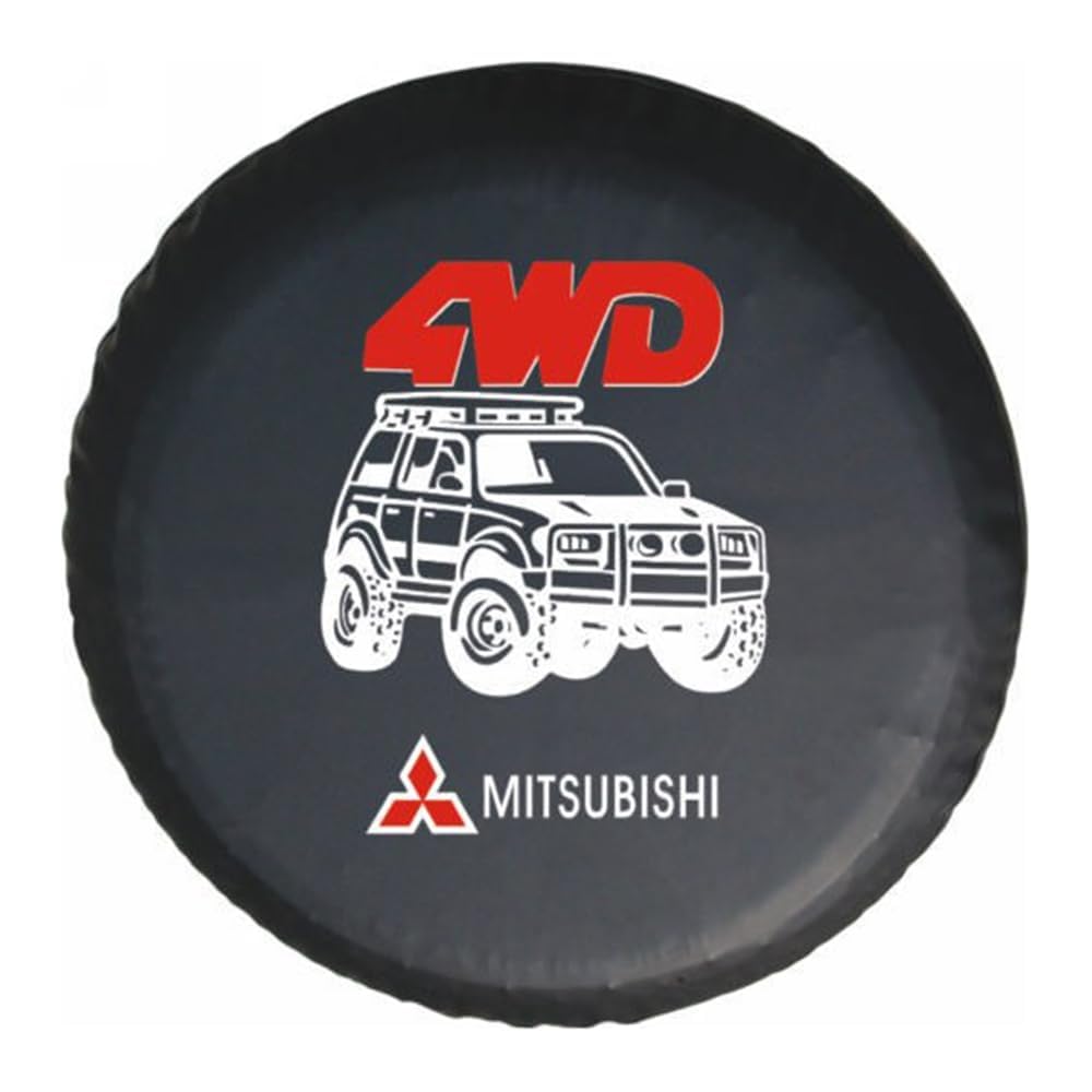 Auto Reserveradabdeckung für Mitsubishi Pajero 2006-2011,Ersatzradabdeckung Wasserdicht Staubdicht Autoreifenabdeckung Aufbewahrungstasche Ersatzreifen Schutz Reifencover Zubehör,19inch Auto Reserveradabdeckung für Mitsubishi Pajero 2006-2011,Ersatzradabdeckung Wasserdicht Staubdicht Autoreifenabdeckung Aufbewahrungstasche Ersatzreifen Schutz Reifencover Zubehör,19inch von HCXYSZLB