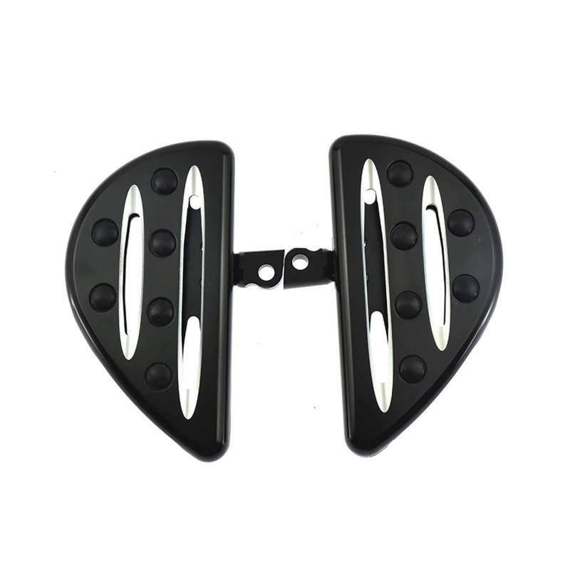 HCmotorku Motorrad Beifahrer Fußbretter Hintere Dielen Male Mount Fußrasten CNC Fit Für Harley Touring Road King Road Glide Electra Street Glide Sportster Dyna Schwarz von HCmotorku