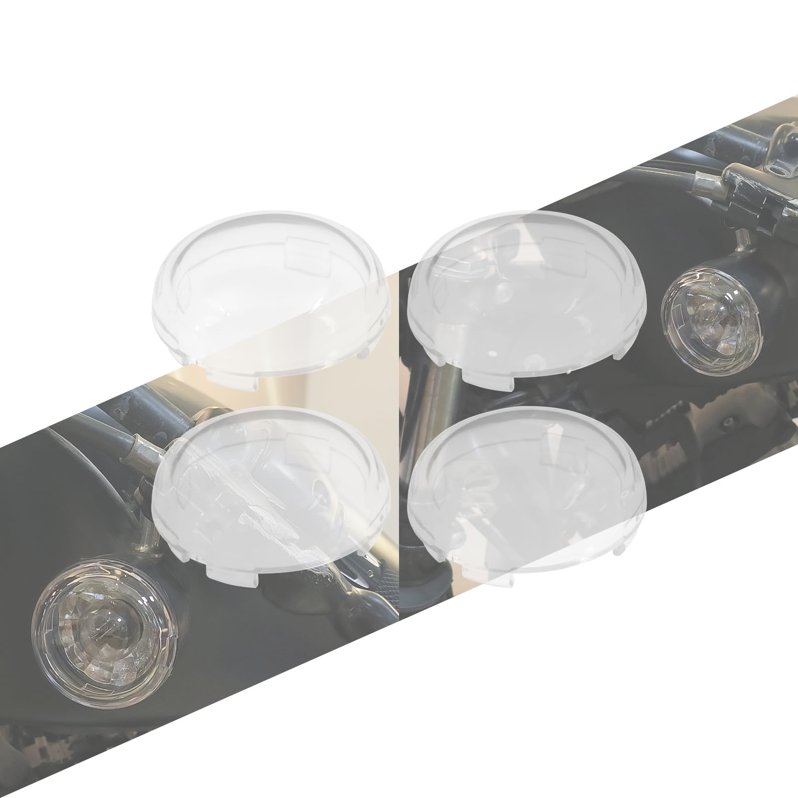 HCmotorku Motorrad Bullet Blinker Licht Objektivabdeckung passend für Harley Touring Road King Street Glide Sportster Softail Dyna 2000–2023 klar 4 Stück HCmotorku Motorrad Bullet Blinker Licht Objektivabdeckung passend für Harley Touring Road King Street Glide Sportster Softail Dyna 2000–2023 klar 4 Stück von HCmotorku