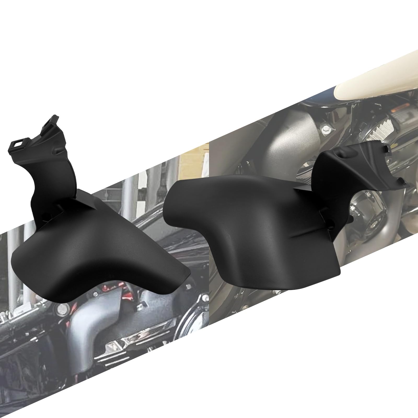 HCmotorku Motorrad-Hitzeschild mit mittlerem Rahmen, Luftabweiser passend für Harley Softail Street Bob Breakout FXBRS FLFBS FXFB FXLR FXST FXBB 107 114 2018-2024, Schwarz HCmotorku Motorrad-Hitzeschild mit mittlerem Rahmen, Luftabweiser passend für Harley Softail Street Bob Breakout FXBRS FLFBS FXFB FXLR FXST FXBB 107 114 2018-2024, Schwarz von HCmotorku