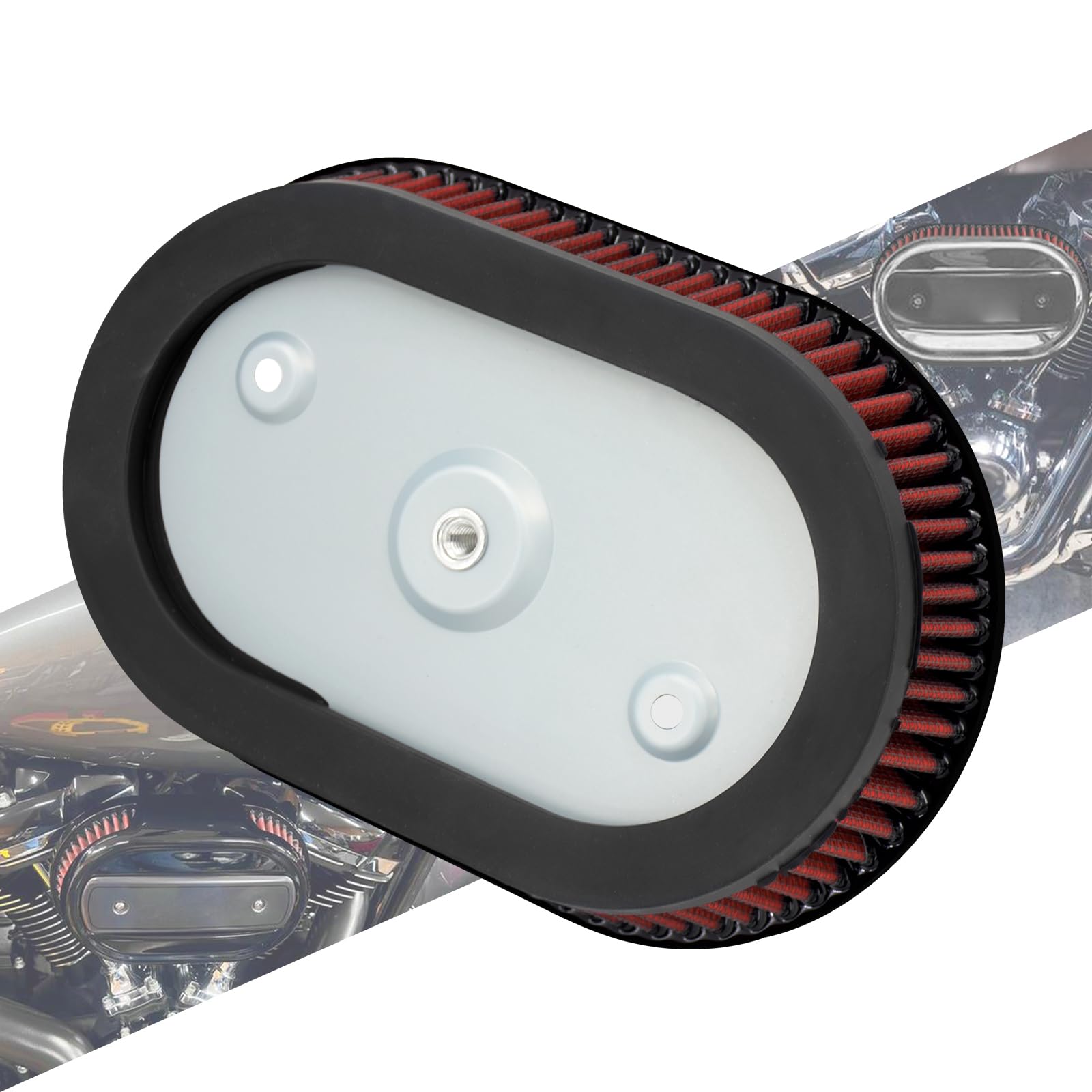 HCmotorku Motorrad Luftfilter Ersatz Luftreiniger Element Fit für Harley Softail Fat Street Bob FXDB Touring Road Street Glide 2018-2024 Rot HCmotorku Motorrad Luftfilter Ersatz Luftreiniger Element Fit für Harley Softail Fat Street Bob FXDB Touring Road Street Glide 2018-2024 Rot von HCmotorku