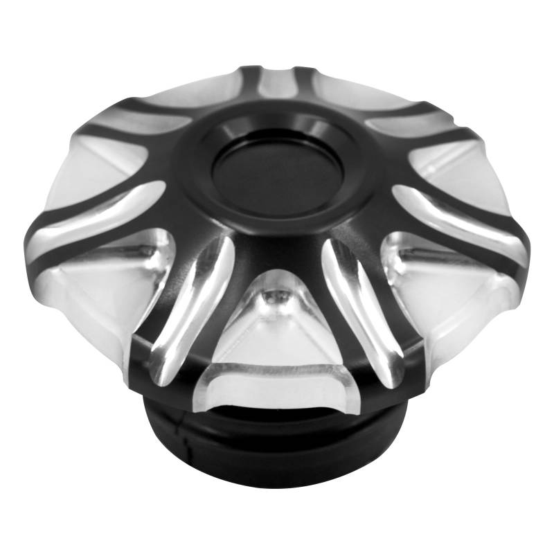 HCmotorku Motorrad-Tankdeckel, belüftet, dekorativer Öldeckel, passend für Harley Tankdeckel Road King 1994-2024 Softail 2000-2017 Dyna 1992-2017 Sportster XL von HCmotorku