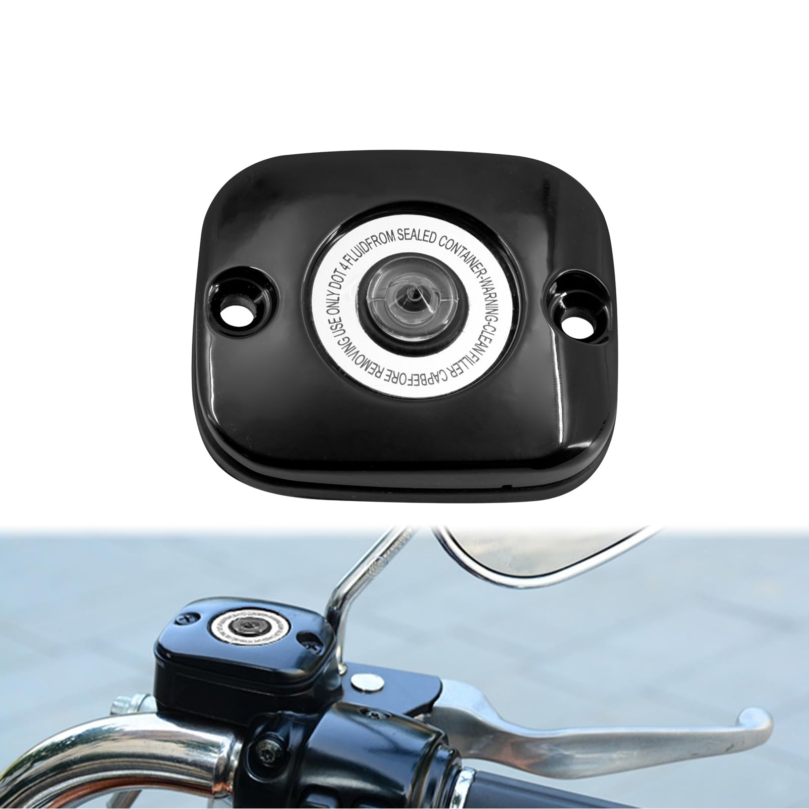 HCmotorku Motorrad Vorderbremszylinder Abdeckung Schutzkappe Fit für Harley Touring 2005-2007 Dyna FXD 2006-2017 Softail 2006-2014 Schwarz HCmotorku Motorrad Vorderbremszylinder Abdeckung Schutzkappe Fit für Harley Touring 2005-2007 Dyna FXD 2006-2017 Softail 2006-2014 Schwarz von HCmotorku