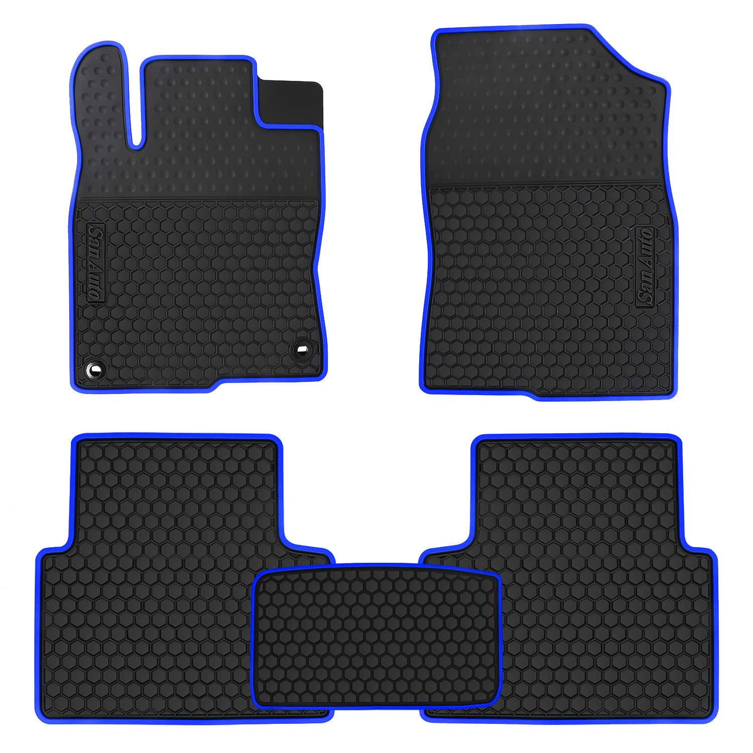 HD-Mart Auto Gummi-Fußmatte schwarz Auto Liner Mats Allwetter für Honda Civic 10. Generation 2016–2018 robust & geruchlos HD-Mart Auto Gummi-Fußmatte schwarz Auto Liner Mats Allwetter für Honda Civic 10. Generation 2016–2018 robust & geruchlos von HD-Mart