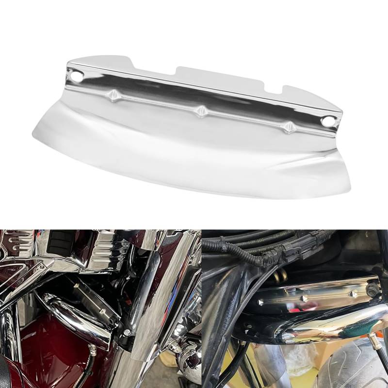 HDBUBALUS Chrom-Windschott unten für Harley Touring Electra Glide Road Glide Road King Street Glide 2014 2015 2016 2017 2018 2019 von HDBUBALUS