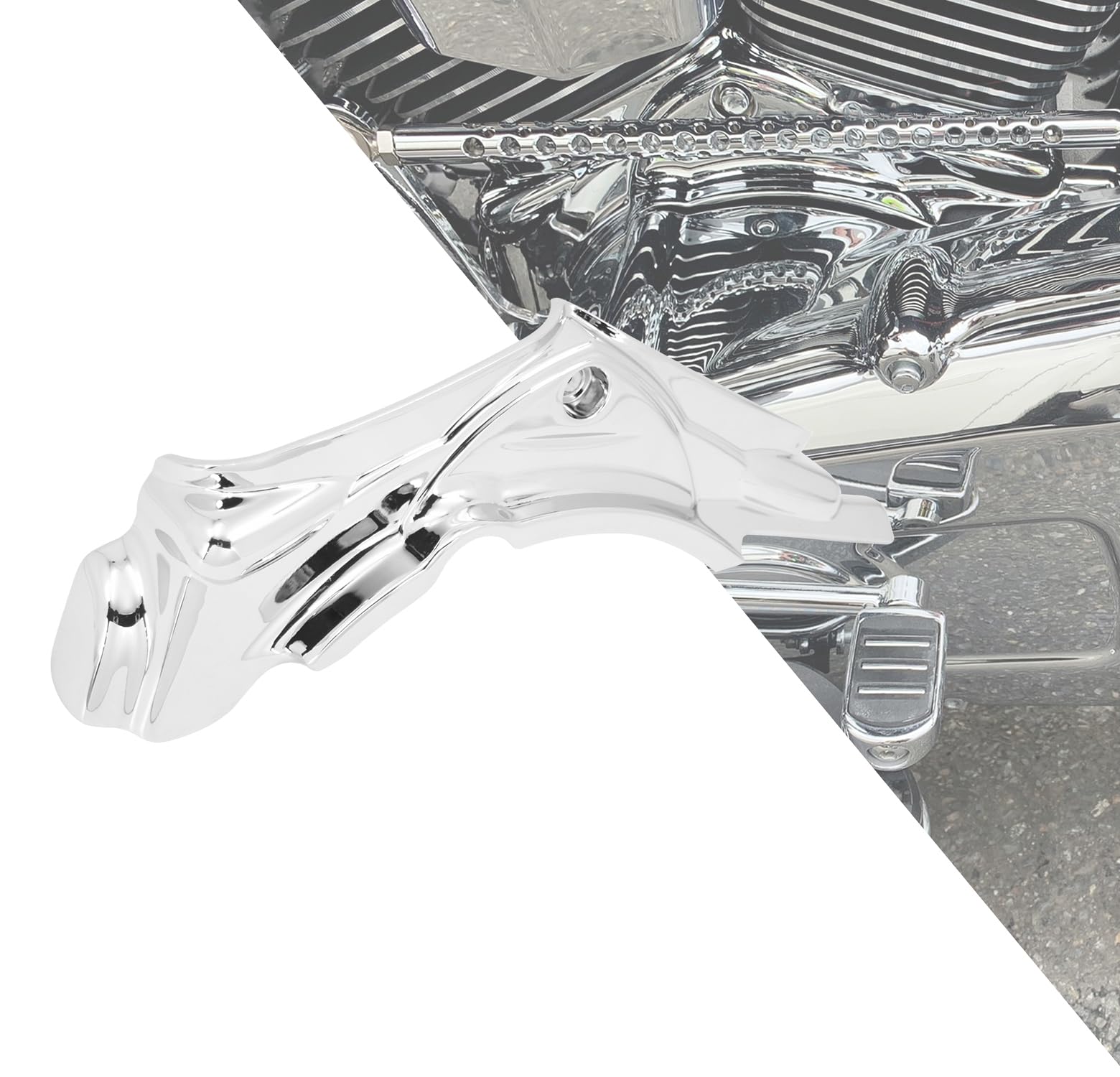 HDBUBALUS Chrome Motorcycle Cylinder Base Side Covers Frame Case Fit for Harley Touring Electra Street Glide 2007-2016 HDBUBALUS Chrome Motorcycle Cylinder Base Side Covers Frame Case Fit for Harley Touring Electra Street Glide 2007-2016 von HDBUBALUS