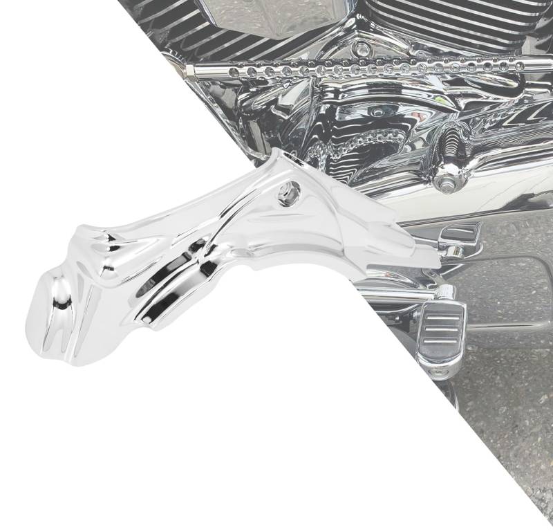 HDBUBALUS Chrome Motorcycle Cylinder Base Side Covers Frame Case Fit for Harley Touring Electra Street Glide 2007-2016 von HDBUBALUS