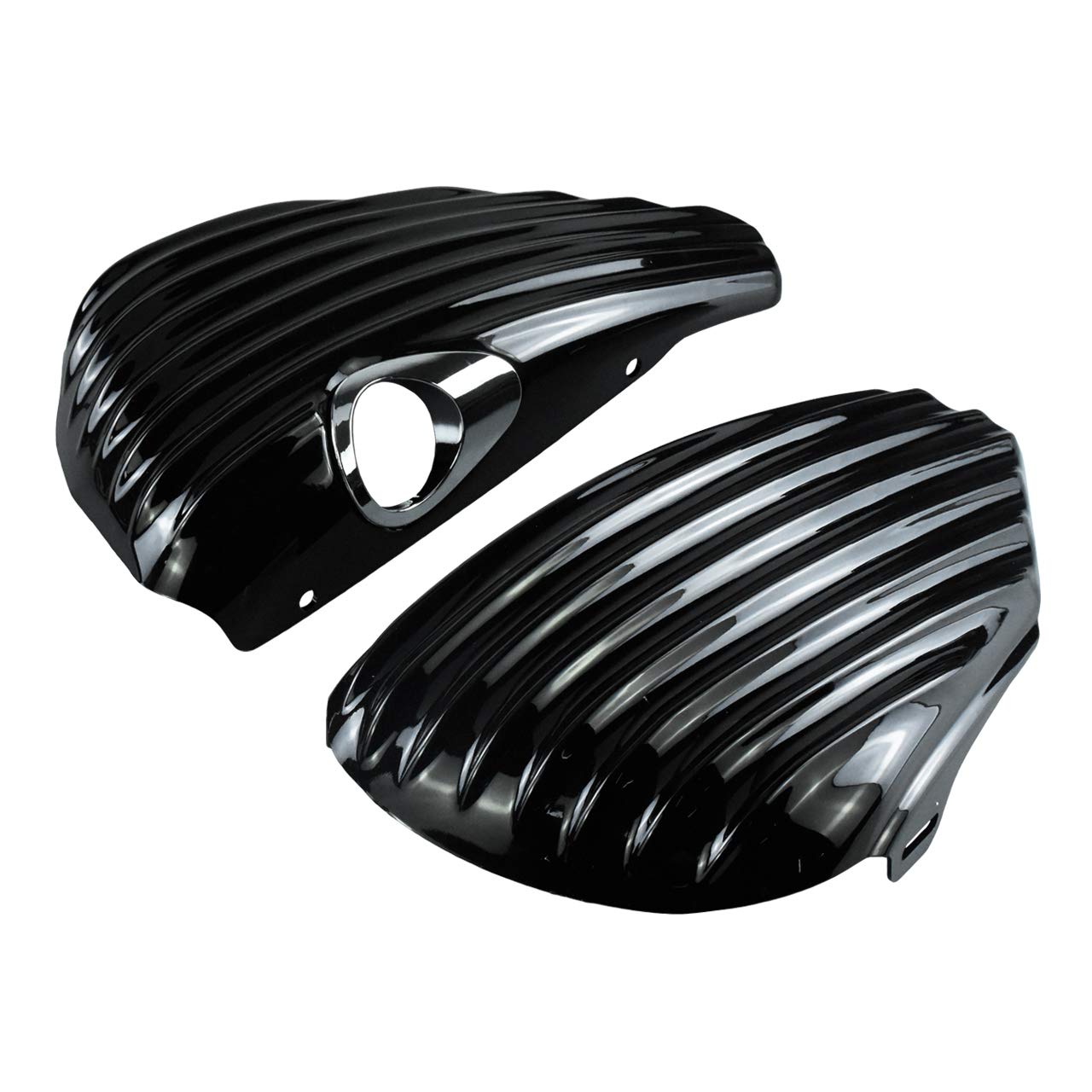 HDBUBALUS Motorcycle Battery Side Cover Guard Fit for Harley Sportster XL48 883 1200 2014-2020 Left and Right Side von HDBUBALUS