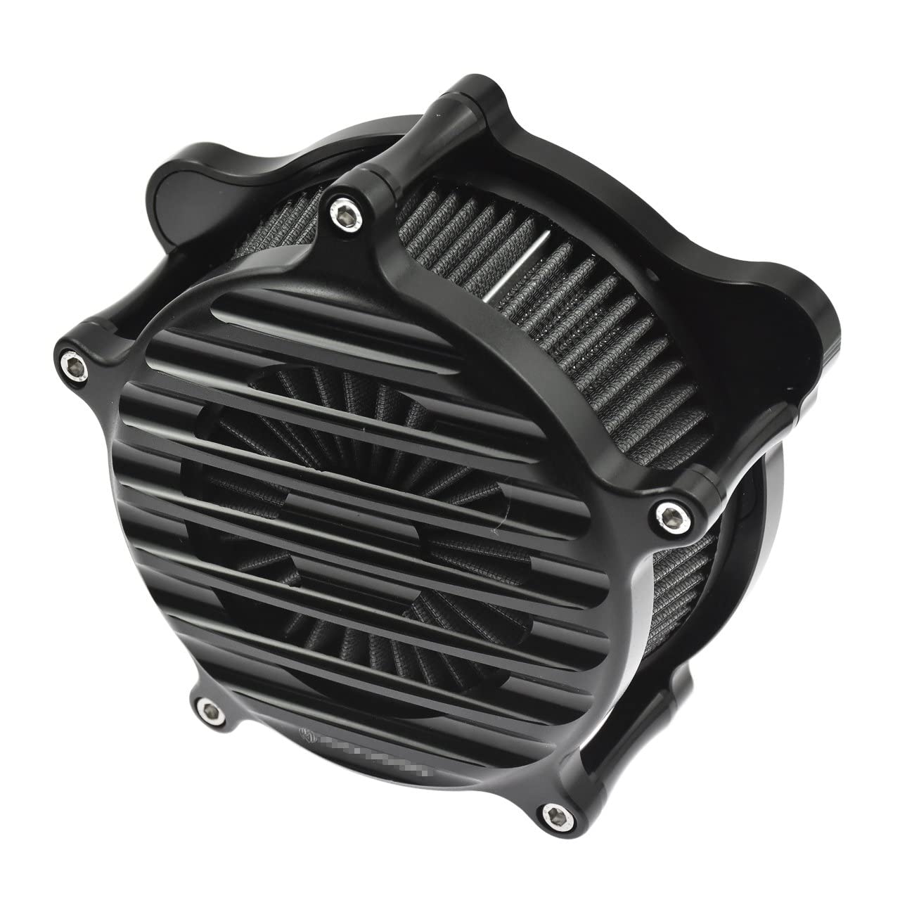 HDBUBALUS Motorcycle Black Air Filter CNC Air Cleaner Intake System Kit Fit for Harley 2017 up Touring 2018 Softail von HDBUBALUS