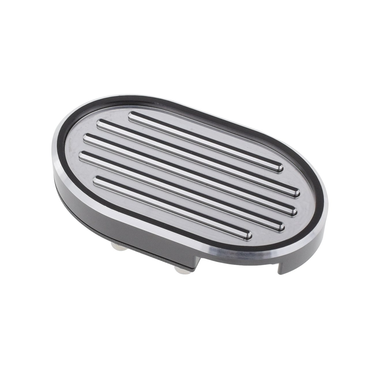 HDBUBALUS Motorcycle Cut Grill CNC Billet Brake Pedal Pad Cover Fit for Harley Dyna Wide Glide V-Rod Sportster XL 883 1200 Chrome HDBUBALUS Motorcycle Cut Grill CNC Billet Brake Pedal Pad Cover Fit for Harley Dyna Wide Glide V-Rod Sportster XL 883 1200 Chrome von HDBUBALUS