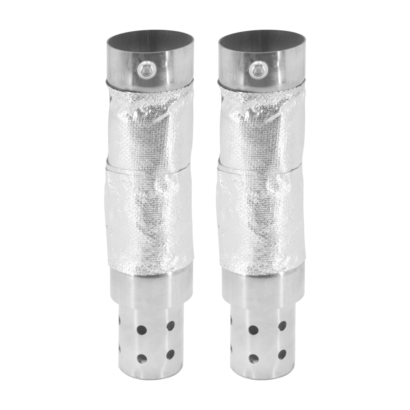 HDBUBALUS Motorcycle Quiet Baffle Noise Eliminator Universal Fit for 2 Inch Exhaust Systems 1 Pair von HDBUBALUS