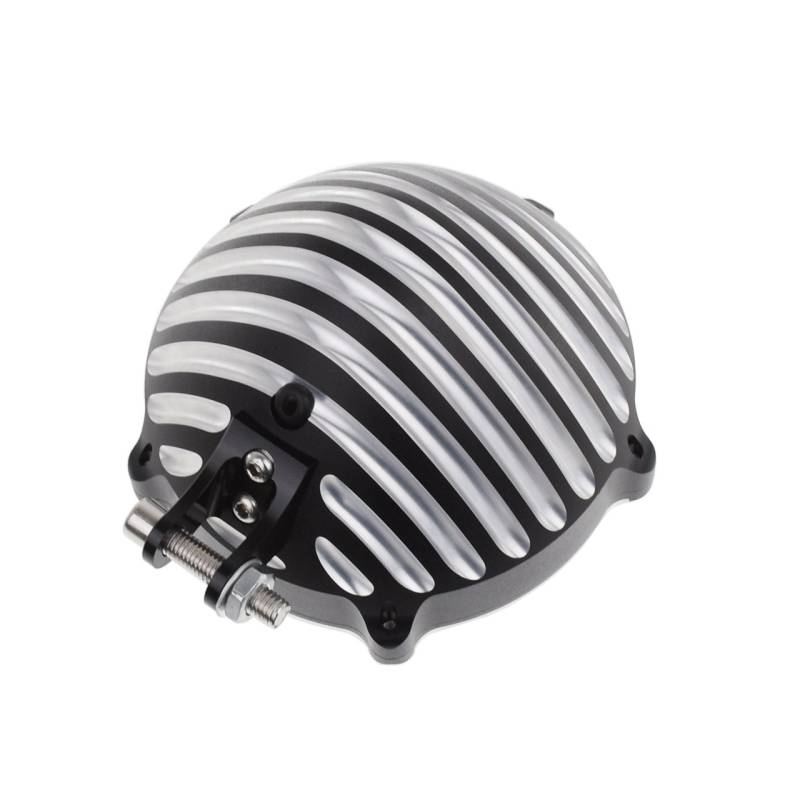 HDBUBALUS Motorrad 14,6 cm Front Scheinwerfer Lampe Cover Billet Aluminium-CNC für Harley Dyna Softtail von HDBUBALUS