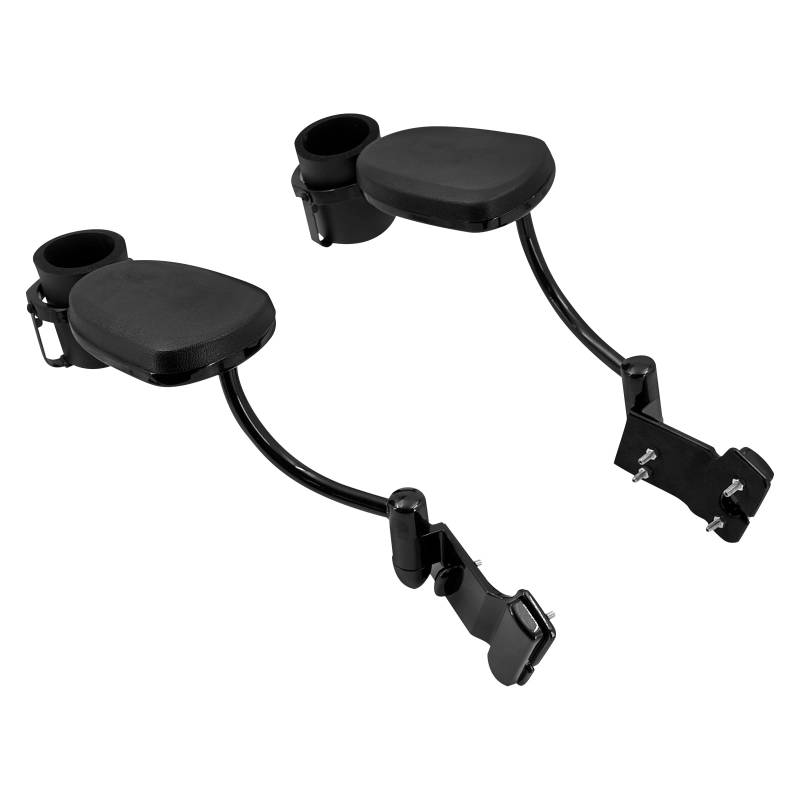 HDBUBALUS Motorrad Beifahrer Armlehnen mit Getränkehalter für Honda Goldwing GL1800 2001-2017 Schwarz von HDBUBALUS