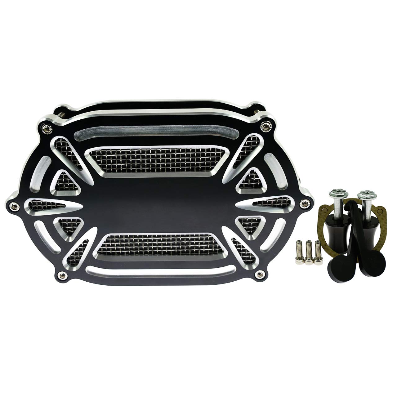 HDBUBALUS Motorrad Luftfilter Ansaugreiniger Rechteck Stage One Fit für Harley Dyna FXR 2000-2017 Softail 2000-2015 Touring 2000-2007 HDBUBALUS Motorrad Luftfilter Ansaugreiniger Rechteck Stage One Fit für Harley Dyna FXR 2000-2017 Softail 2000-2015 Touring 2000-2007 von HDBUBALUS