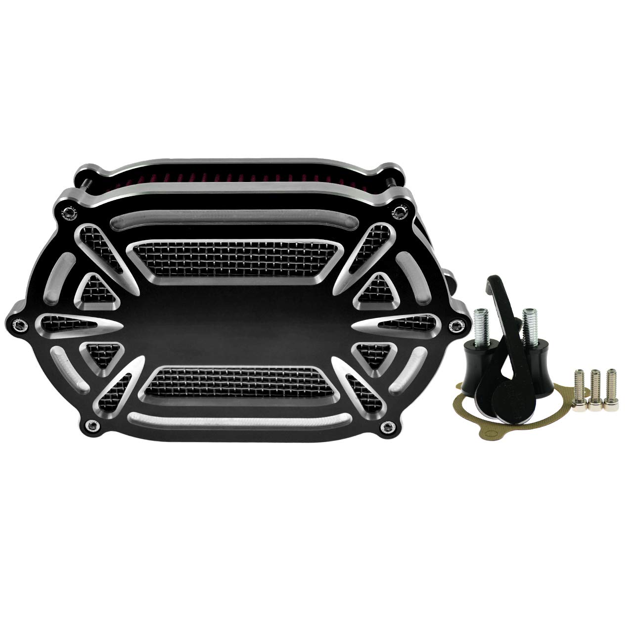 HDBUBALUS Motorrad Luftfilter Ansaugreiniger Rechteck Stage One Fit für Harley M8 Softail 2018-2020 Touring 2017-2020 Trike 2017-2020 HDBUBALUS Motorrad Luftfilter Ansaugreiniger Rechteck Stage One Fit für Harley M8 Softail 2018-2020 Touring 2017-2020 Trike 2017-2020 von HDBUBALUS
