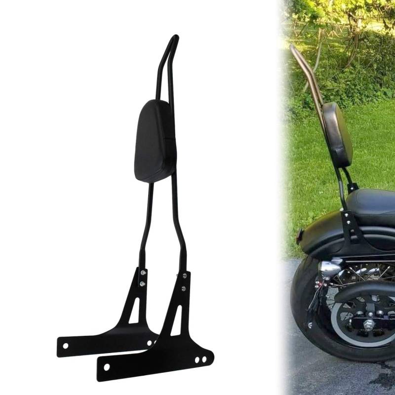 HDBUBALUS Motorrad-Rücksitzlehne Sissy Bar Rückenlehne passend für Halrey Dyna Street Bob Low Rider FXDL Super Glide 2006–2016 von HDBUBALUS