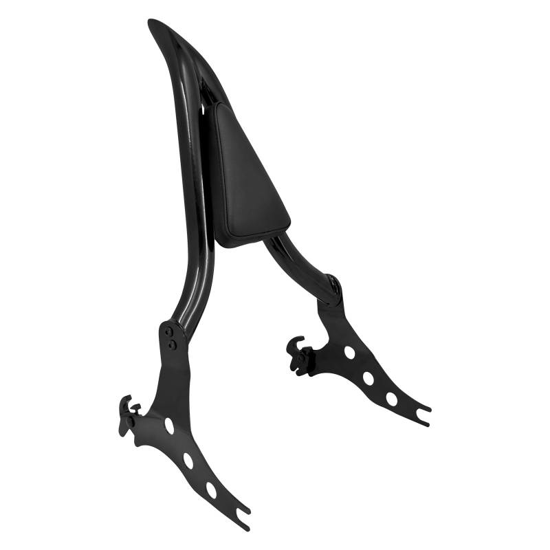 HDBUBALUS Motorrad Sissy Bar Abnehmbare Rückenlehne Hinten Rückenlehne Hinten Beifahrer Rückenlehne Kissen Beifahrer Rückenlehne Pad Fit Für Harley Breakout Fat Boy 2013-2023 Schwarz von HDBUBALUS