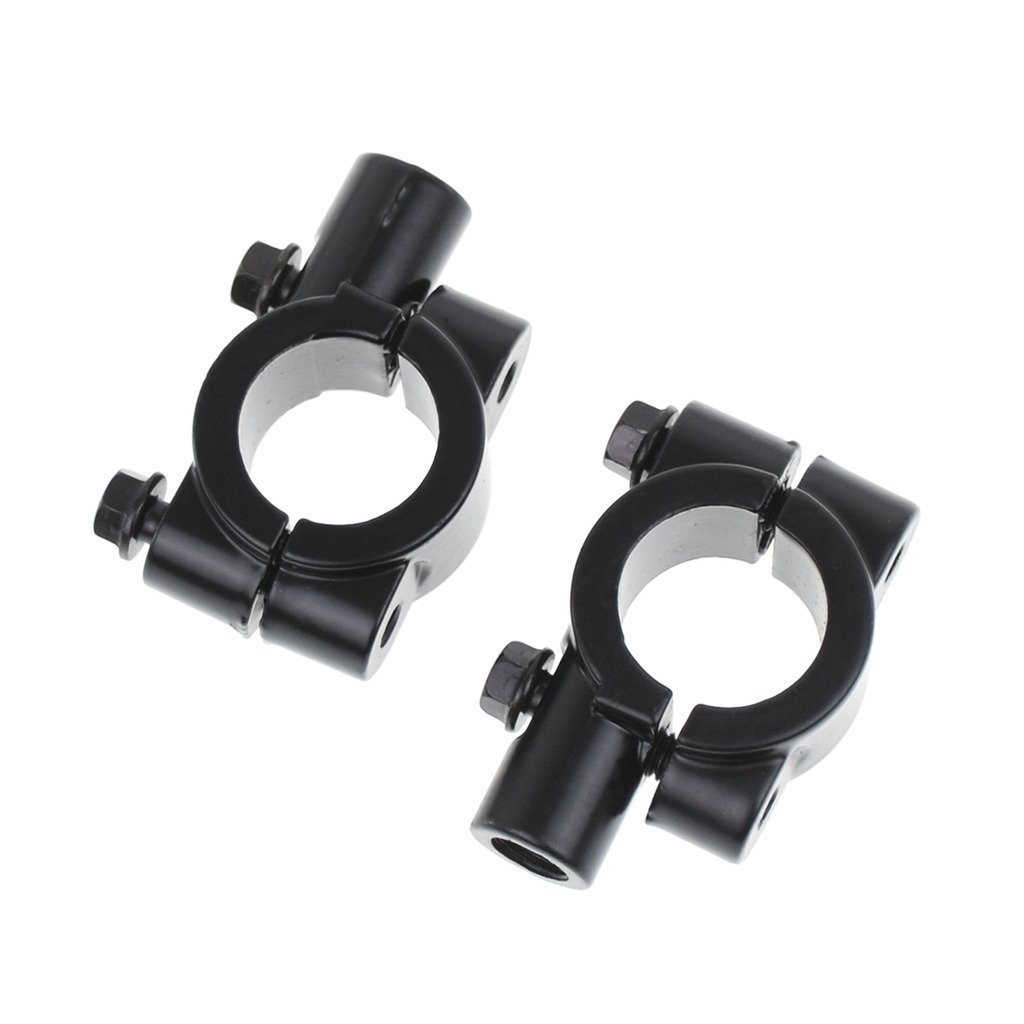 HDBUBALUS Motorrad-Spiegelhalterung, 8 mm, 2 Stück von HDBUBALUS