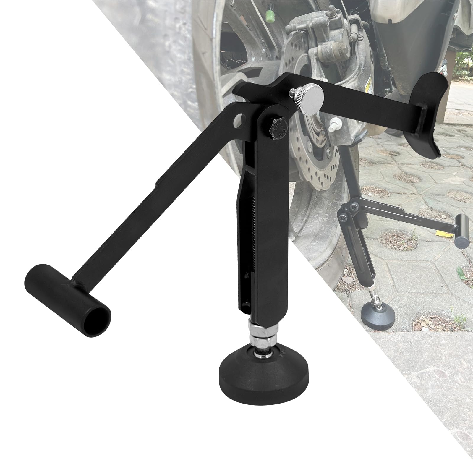 HDBUBALUS Motorradheber Einstellbarer Hebeständer Radstütze Parkunterstützung HDBUBALUS Motorradheber Einstellbarer Hebeständer Radstütze Parkunterstützung von HDBUBALUS