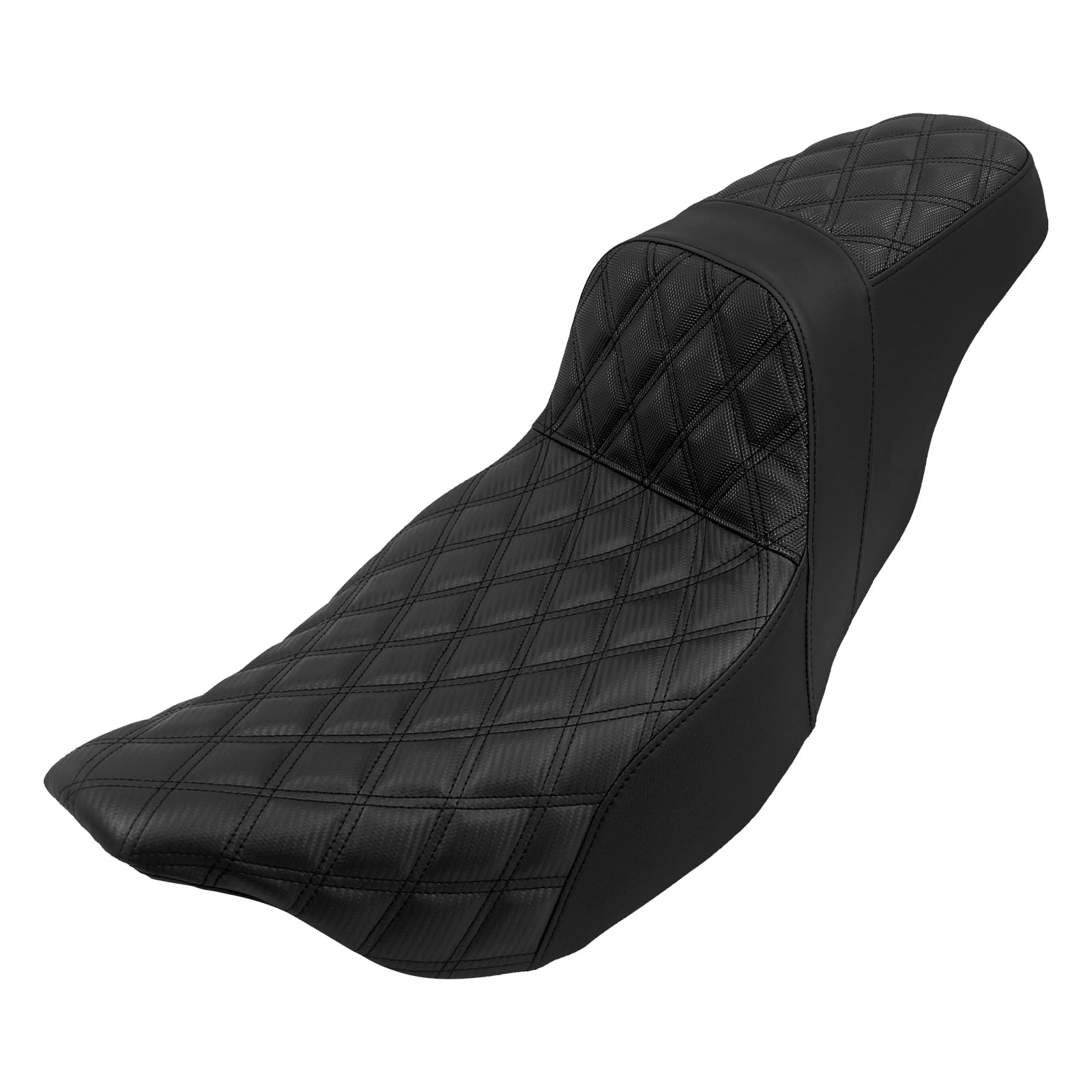 HDBUBALUS Two Up Motorradsitz vorne hinten Fahrer Beifahrersitz Fit für Harley Touring 2009-2023 Schwarz HDBUBALUS Two Up Motorradsitz vorne hinten Fahrer Beifahrersitz Fit für Harley Touring 2009-2023 Schwarz von HDBUBALUS