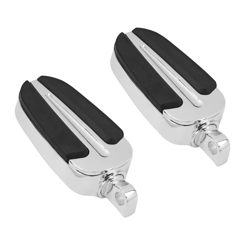 HDBUBALUS Universal Slipstream 10 mm Fußrasten für Harley Heritage Softail mit männlicher Halterung von HDBUBALUS