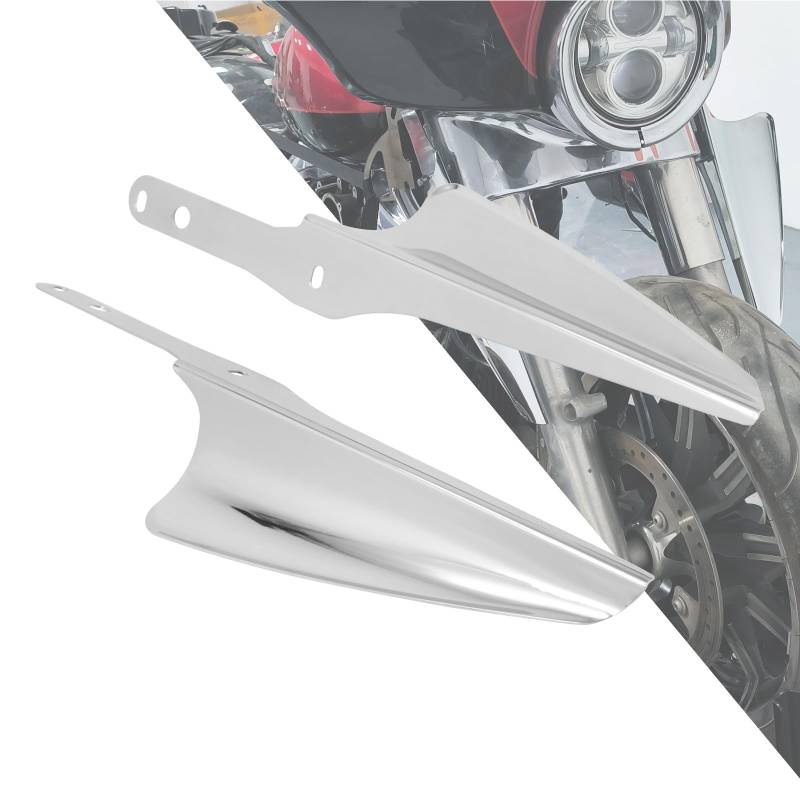 HDBUBALUS Windabweiser für die Vorderradgabelhalterung, kompatibel mit 1995–2020 Harley Electra Glide Road King Street Glide, 1 Paar von HDBUBALUS