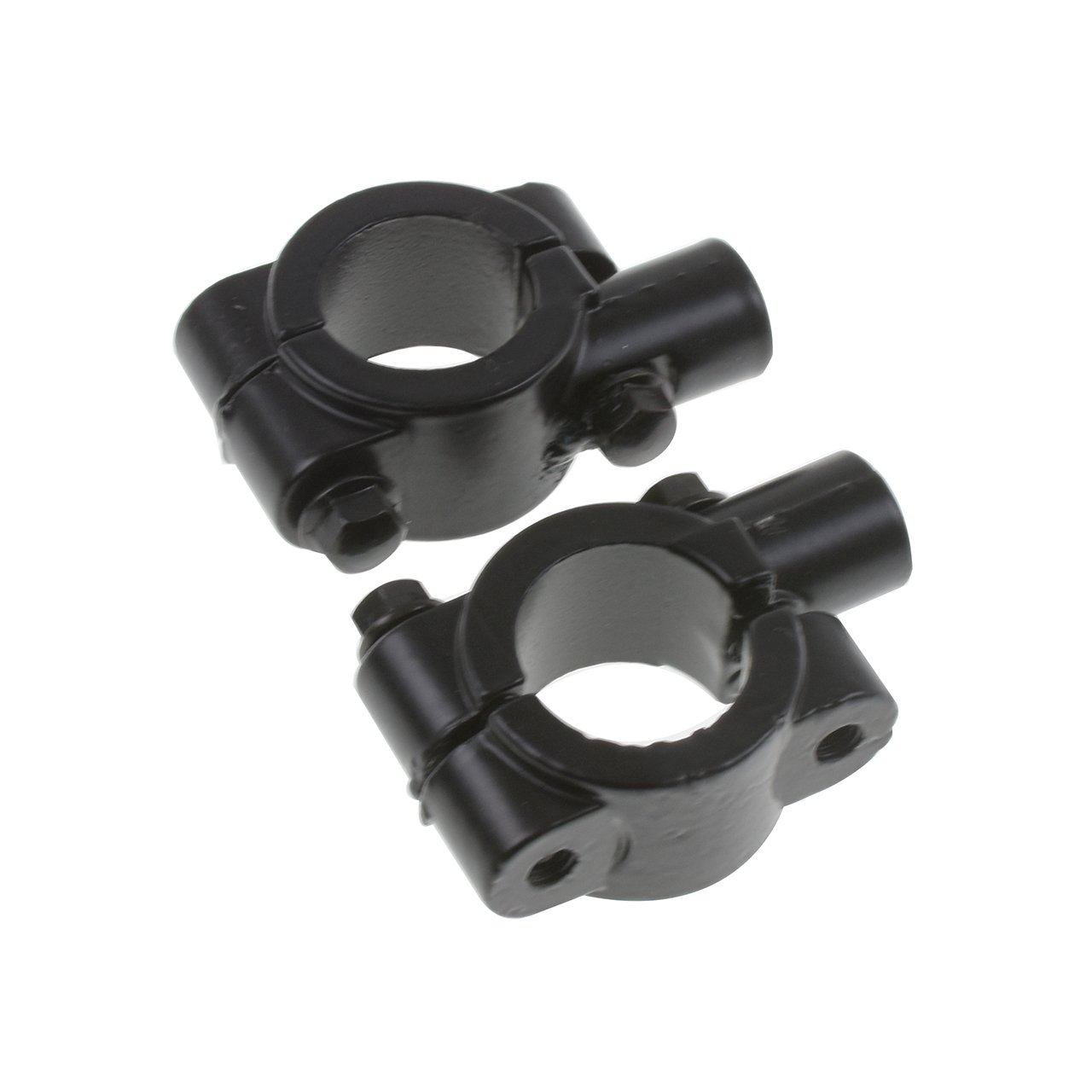 Motorbike Group 1 Zoll 25 mm Motorradlenker 10 mm Spiegelgewindehalterung Klemmadapter Schwarz Motorbike Group 1 Zoll 25 mm Motorradlenker 10 mm Spiegelgewindehalterung Klemmadapter Schwarz von HDBUBALUS