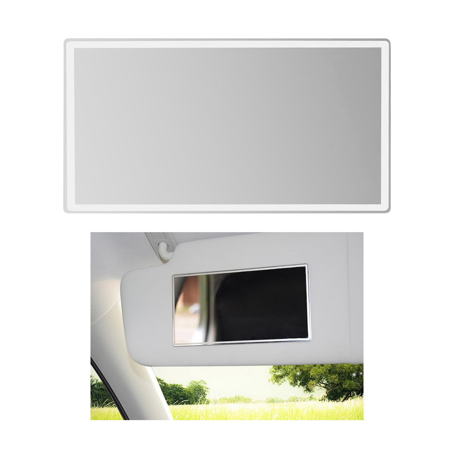 1 Stück Auto-Sonnenblende-Make-up-Spiegel, Auto-Zubehör-Innenraum, Auto-kleiner Spiegel, Auto-Innenraum-Make-up-Spiegel, Auto-Rückenlehnen-Make-up-Spiegel, selbstklebender Make-up-Spiegel 1 Stück Auto-Sonnenblende-Make-up-Spiegel, Auto-Zubehör-Innenraum, Auto-kleiner Spiegel, Auto-Innenraum-Make-up-Spiegel, Auto-Rückenlehnen-Make-up-Spiegel, selbstklebender Make-up-Spiegel von HDGSAFD