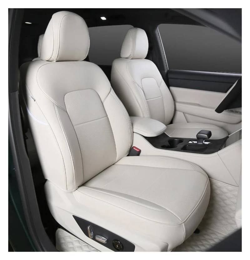 HDHCSCAGH Autoschonbezug Für Mitsubishi Für Pajero Für Outlander Custom 3 Reihen 6-8 Sitze Auto Sitzbezug Komplettset Autositzbezüge Schonbezüge(Coffee) von HDHCSCAGH