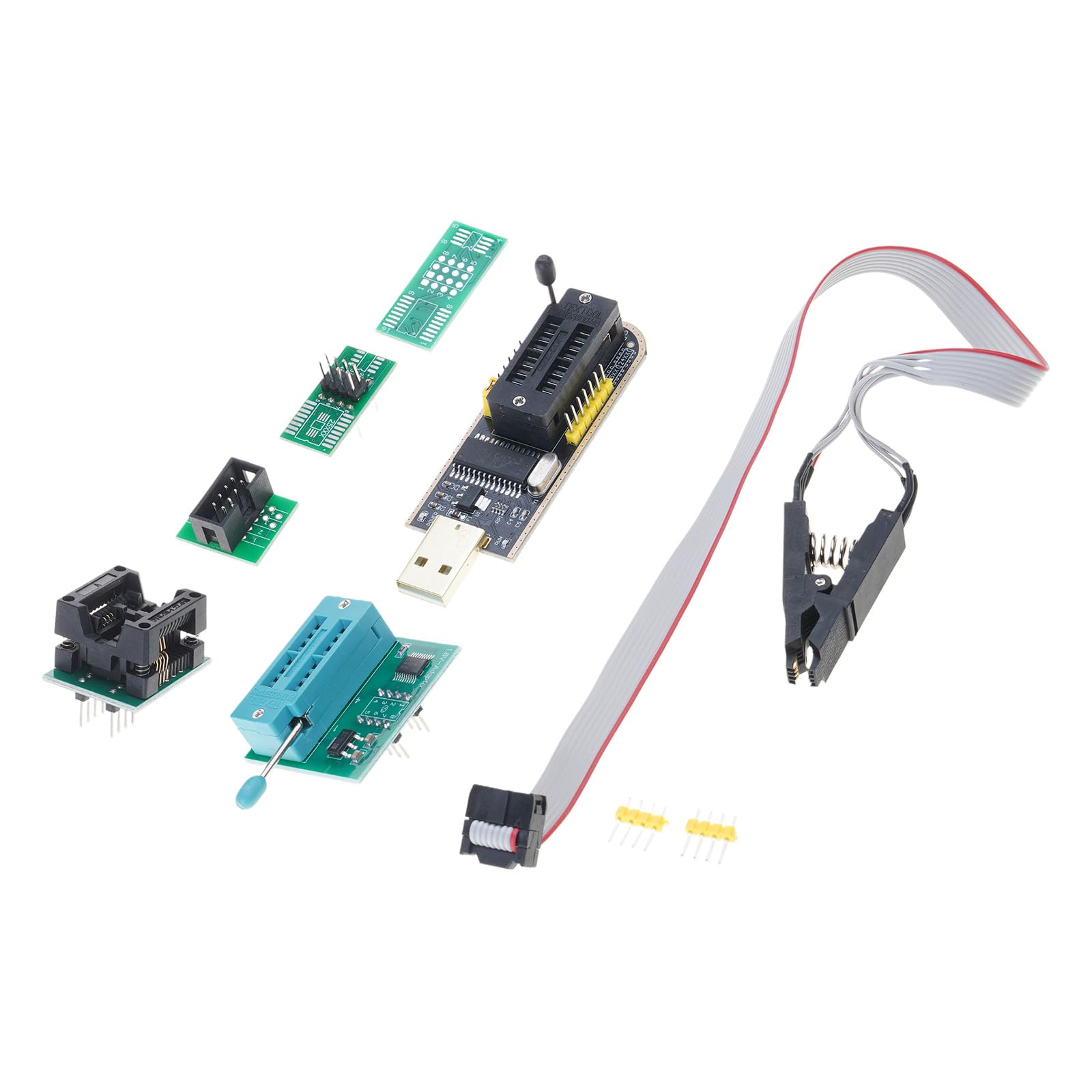 CH341B Programmierer Set BIOS USB + SOIC8 SOP8 Testclip Für Schüler Und Hobbyisten In Der Chipprogrammierung CH341B Programmierer Set BIOS USB + SOIC8 SOP8 Testclip Für Schüler Und Hobbyisten In Der Chipprogrammierung von HDOYTXXM