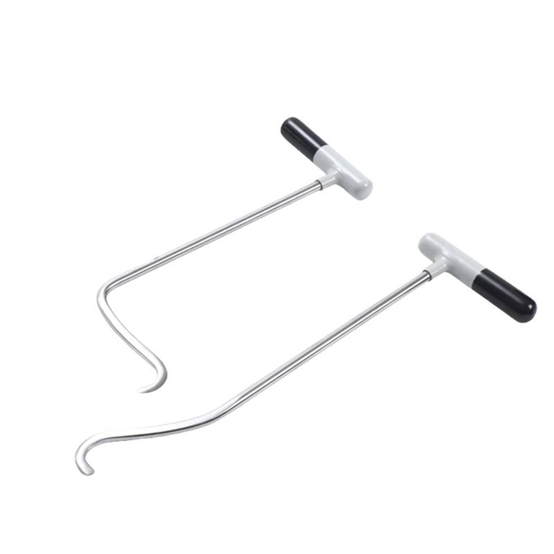 HDOYTXXM 2pcs Metall Reparaturwerkzeug Automobilkörperbeulen Reparatur Von Autokämmen Reparaturstangen Remover Haken Dellen Entfernungsstangen von HDOYTXXM