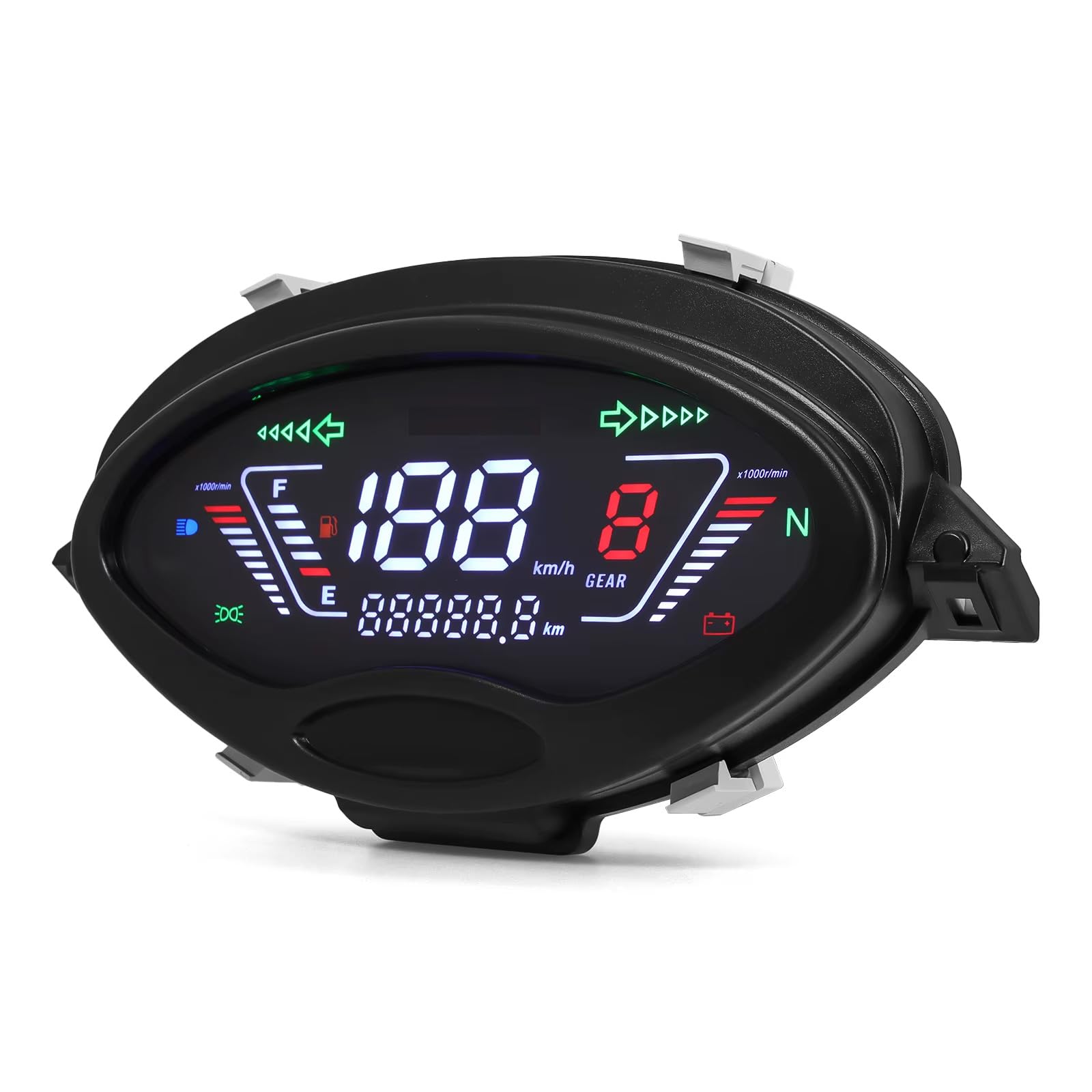 HDOYTXXM Digitaler Tachometer LCD Armaturenbrett Anzeigegetriebe Für 125 X & D Wave125 Wave125s HDOYTXXM Digitaler Tachometer LCD Armaturenbrett Anzeigegetriebe Für 125 X & D Wave125 Wave125s von HDOYTXXM