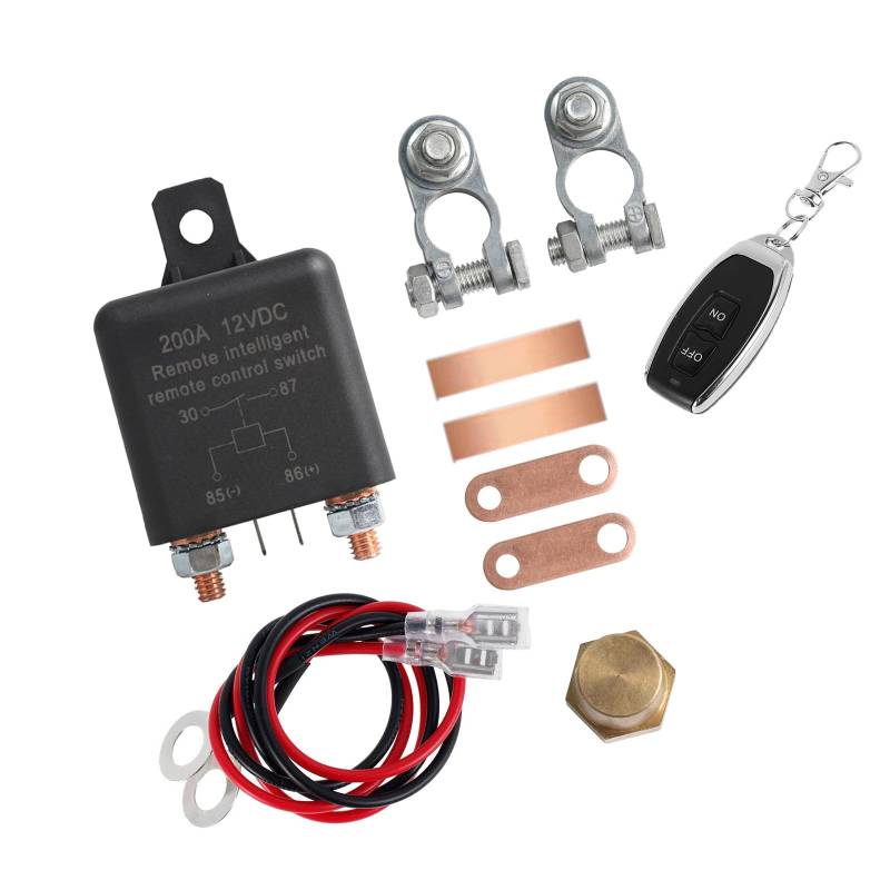 HDOYTXXM Drahtlose Fernbedienungssteuerungsauto Batterieschalter 12V 24 V Anti Diebstahl Stromausfall Für Auto ATVs LKW Boote Geeignet von HDOYTXXM