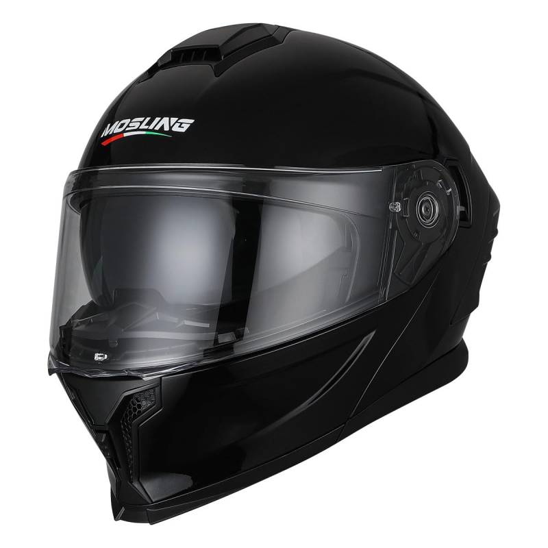 HDSDVNON DOT-zertifizierter Modularer Motorradhelm – Hochklappbares Integraldesign Mit Doppelvisier Und Bluetooth-Audiosystem(#4,L59~60CM) von HDSDVNON