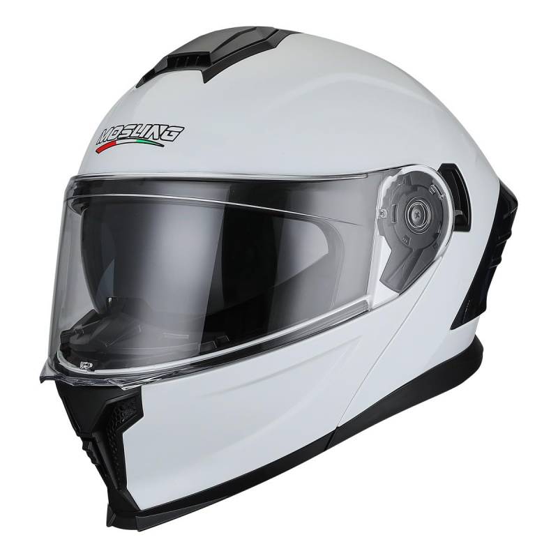 HDSDVNON DOT-zertifizierter Modularer Motorradhelm – Hochklappbares Integraldesign Mit Doppelvisier Und Bluetooth-Audiosystem(#5,S55~56CM) von HDSDVNON