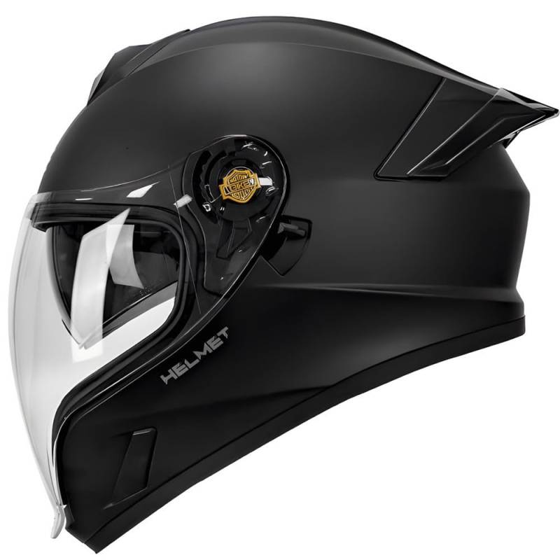 HDSDVNON Motorradhelm for Erwachsene – hochklappbares Doppelvisier-Design, schlagfeste Schale mit belüfteter Polsterung for Fahrsicherheit(#9,L57~58CM) von HDSDVNON